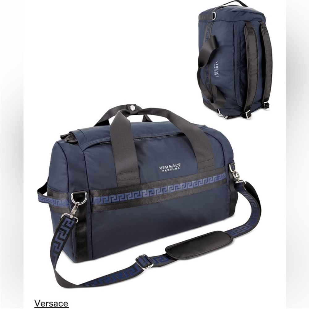 Versace Duffel bag/ travel bag/ luggage/ backpack